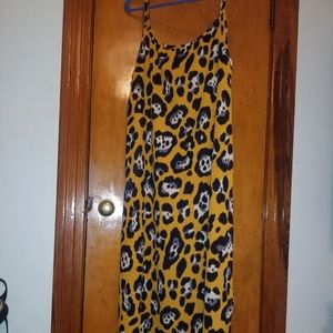 Leapord maxi dress